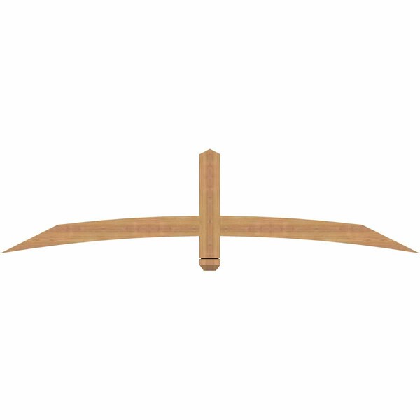 Ekena Millwork Bellingham Timber Gable Bracket, Western Red Cedar, 72"W x 18"H x 1 1/2"D x 3 1/2"F, 6/12 Pitch GBW072X18X0204BEL00SWR - main